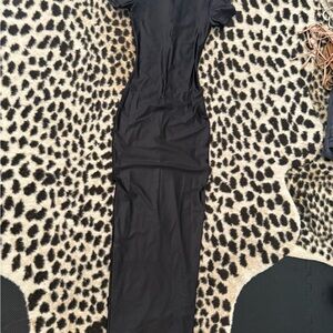 SKIMS Shine Jersey Long Dress XS - Onyx